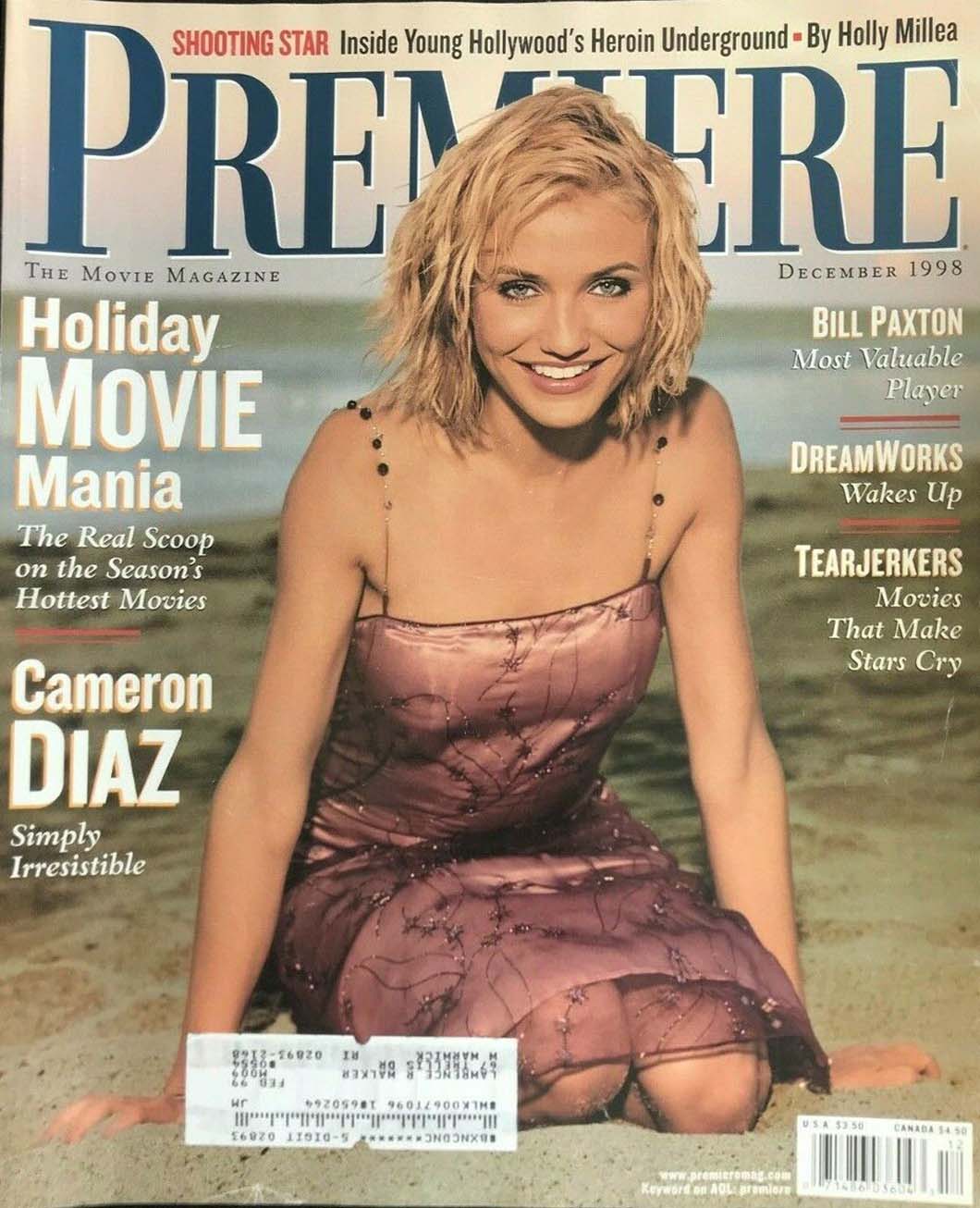 Premiere December 1998 magazine back issue Premiere magizine back copy 