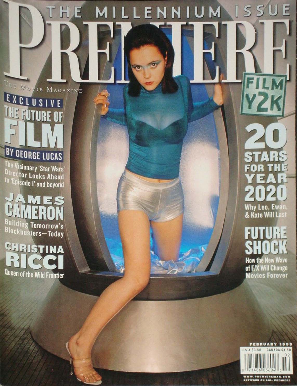 Premiere February 1999 magazine back issue Premiere magizine back copy 