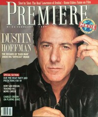 Dustin Hoffman magazine cover appearance Premiere February 1989