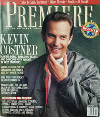 Kevin Costner magazine cover appearance Premiere October 1990