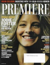 Jodie Foster magazine cover appearance Premiere March 2001