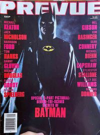 Michael Douglas magazine cover appearance Prevue September 1989