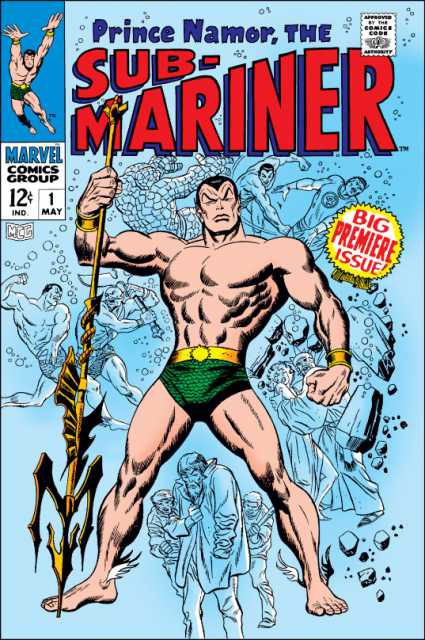 Prince Namor, The Sub-Mariner Comic Book Back Issues of Superheroes by A1Comix