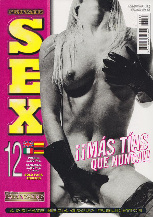 Private Sex # 12 magazine back issue Private Sex magizine back copy Hoja de Pedido, Saskia, las Chicas del casino, aventuras en bali, chicas sin fondo, latex
