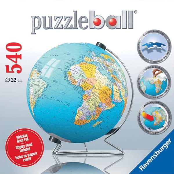 3d earth jigsaw puzzle ball of the planet earth 9 inch spherical globe showpiece collectable ball mappe-du-monde-3d