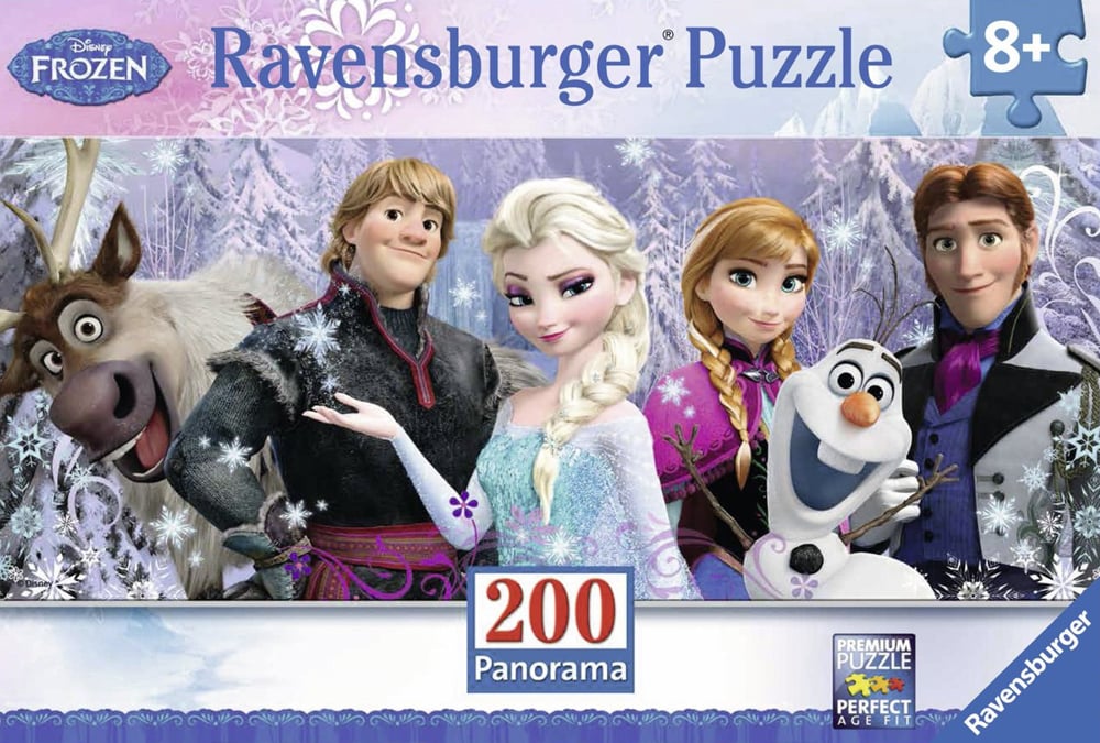 200 pieces jigsaw puzzle by ravemsburger, frozen friends elsa anna olaf frozen-friends