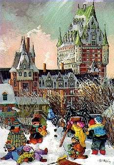 PaulinePaquin QuebecArtist winter masterpiece Ravenbsurger JigsawPuzzles thousand pieces jigsaws puz winter-masterpiece-pauline-paquin-puzzle