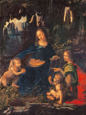 leonardo davinci virgin ofg the rocks dan browns da vinci code painting