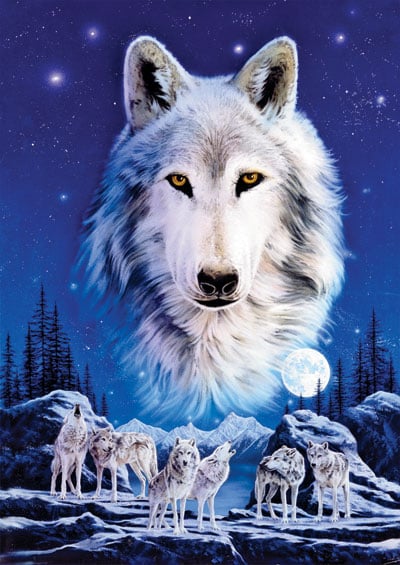 Night of the Wolves 1500 Piece Jigsaw Puzzle by Ravensburger Games Germany night-of-the-wolves-1500-piece-puzzle