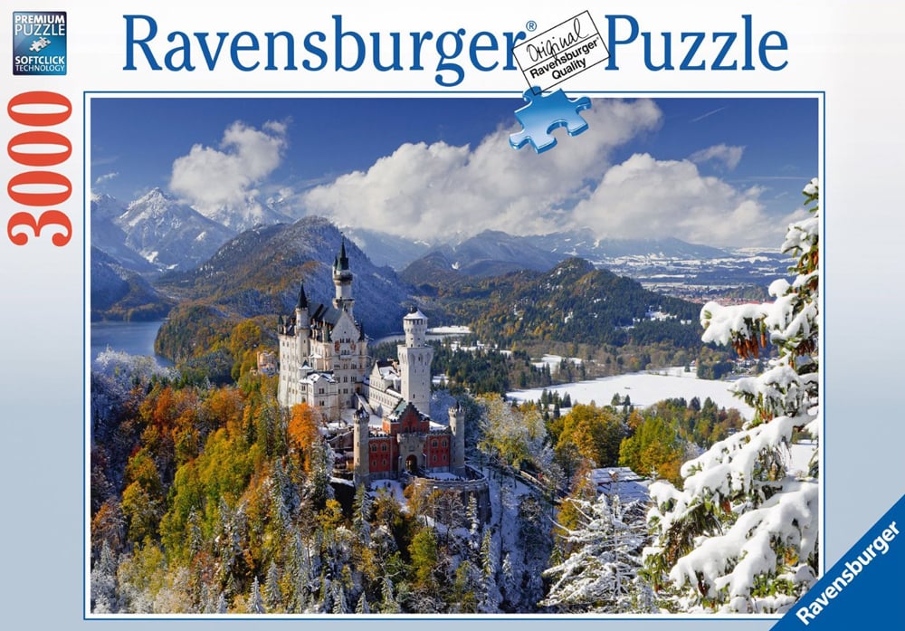 Neushwanstein Castle in Winter 3000Piece JigsawPuzzle by Ravensburger Germany neuschwansteincastleinwinter-3000