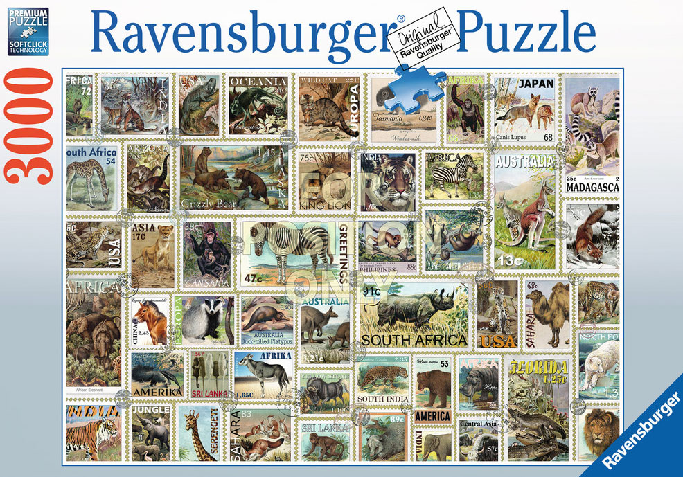 african animal world david penfound jigsaw puzzle ravensburger 3000 pieces