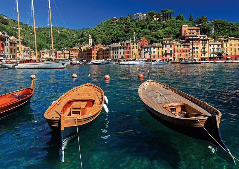 Harbor in Portofino, Italy magazine reviews