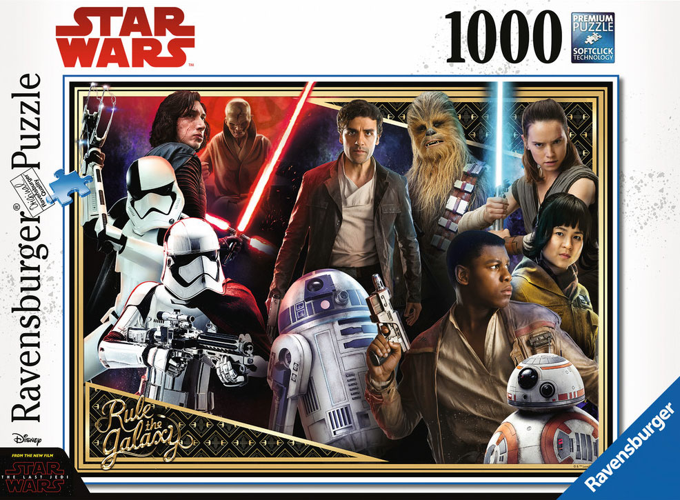 Star Wars Episode 8, 1000 Piece Jigsaw Puzzle Made by Ravensburge