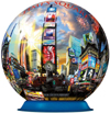 Times Square, 270 Piece 3D Spherical Jigsaw Puzzle Ball Made by Ravensburger