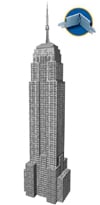 Empire State Building, New York, 216 Piece 3D Jigsaw Puzzle Made by Ravensburger