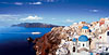 panoramic jigsaw puzzle of santorini, greece ravensburger 1000 pieces photo by mark segal Puzzle