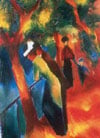 Auguste Macke's Sunny Path painting as 1000PiecePuzzle by RavensburgerJigsawPuzzles Puzzle