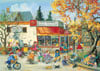 PaulinePaquin Quebec Artist Corner Store in Autumn Ravenbsurger JigsawPuzzles thousand pieces jigsaw Puzzle