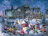 Pauline Paquin quebec artiste colorful paintings of chilhood joy brought to life in a special puzzle Puzzle