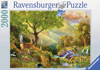 Idyllic Wildlife painting 2000 Piece JigsawPuzzle by Ravensberger Puzzles