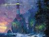 JamesColeman painting Lighthouse Change in Weather Ravensburger 2000Piece JigsawPuzzle # 166459 Puzzle