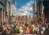 PaoloVeronese Marriage at Cana Painting 2000 Piece Jigsaw Puzzle Ravensburger # 166534 Puzzle