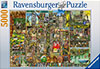 Bizarre Town 5000 Piece Jigsaw Puzzle by artist Colin Thompson Ravensburger Puzzel Puzzle