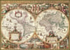 Antique World Map, 1000 Piece Jigsaw Puzzle Made by Ravensburger