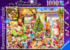 Roy Trower Artist The Christmas Shop 15th Limited Edition Xmas Puzzle by Ravenbsurger JigsawPuzzles 