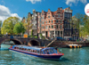 Canal Tour in Amsterdam, 1000 Piece Jigsaw Puzzle Made by Ravensburger