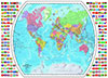 Political World Map, 1000 Piece Jigsaw Puzzle Made by Ravensburger