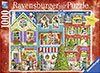 Christmas on Pet Street, Made by Ravensburger, 1000 Piece Jigsaw Puzzle 