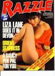 Razzle Vol. 3 # 1 magazine back issue Razzle magizine back copy Razzle Vol. 3 # 1 British pornographic Magazine Back Issue Published by Paul Raymond Publications and Founded in 1983. Liza Lane Does It In Devon.