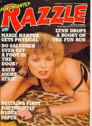 Razzle Vol. 4 # 3 magazine back issue Razzle magizine back copy Razzle Vol. 4 # 3 British pornographic Magazine Back Issue Published by Paul Raymond Publications and Founded in 1983. Marie Harper Gets Physical.
