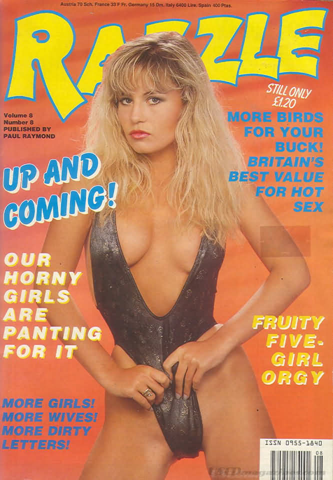Razzle Vol. 8 # 8 magazine back issue Razzle magizine back copy Razzle Vol. 8 # 8 British pornographic Magazine Back Issue Published by Paul Raymond Publications and Founded in 1983. More Birds For Your Buck! Britain's Best Value For Hot Sex.
