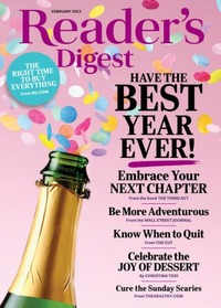 Reader's Digest February 2023 magazine back issue