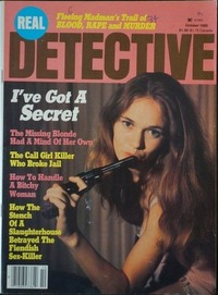 Real Detective October 1985 magazine back issue