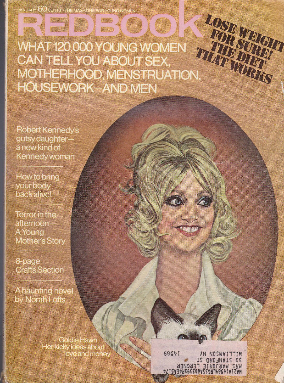 Redbook January 1973, Redbook January 1973, Redbook is an American womens magazine published by the Hearst Corporation and is part of The Seven Sisters Magazine Group. lose weight for sure! the diet that works., lose weight for sure! the diet that works