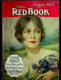 Aneta B magazine cover appearance Redbook August 1927