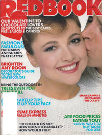 John James magazine cover appearance Redbook February 1986