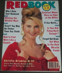 Christie Brinkley magazine cover appearance Redbook October 1991