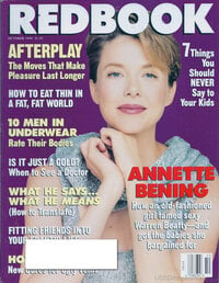 Annette Bening magazine cover appearance Redbook October 1994