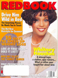 Whitney Houston magazine cover appearance Redbook May 1995