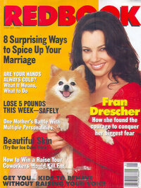 Fran Drescher magazine cover appearance Redbook January 1996