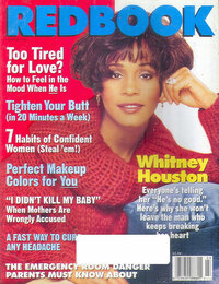 Whitney Houston magazine cover appearance Redbook March 1996
