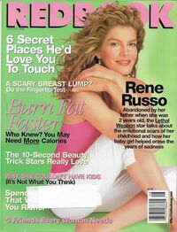 Rene Russo magazine cover appearance Redbook August 1998