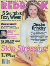 Christie Brinkley magazine cover appearance Redbook September 1999
