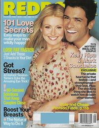 Kelly Ripa magazine cover appearance Redbook August 2002