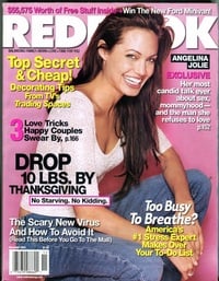 Angelina Jolie magazine cover appearance Redbook November 2003