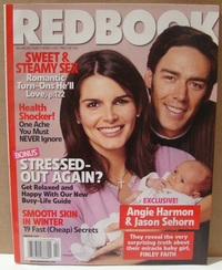 Angie Harmon magazine cover appearance Redbook February 2004